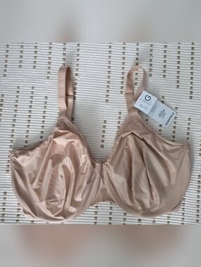 Chantelle PARIS Women's 42 G CUP Minimizer 42 DDDD UNDERWIRE BRA NEW NWT NUDE